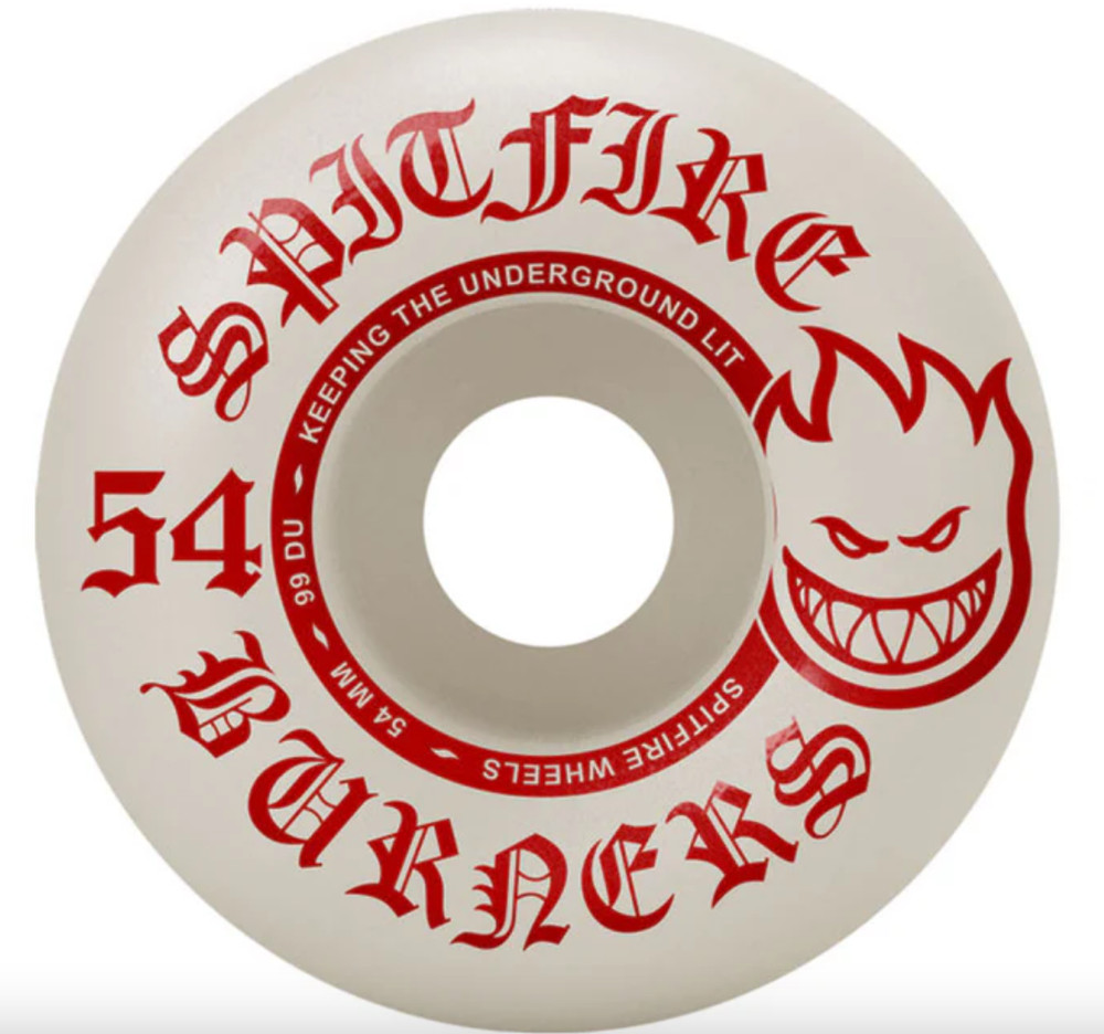 Spitfire Burners 54mm Red skate wheels