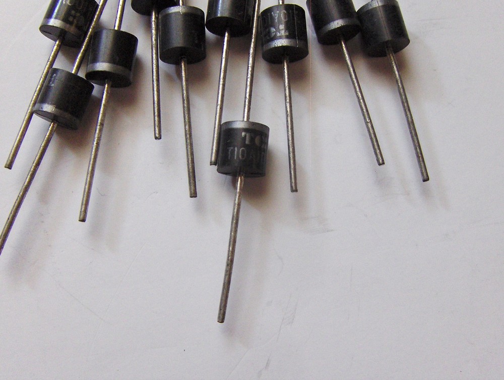 Three (3) 10 amp diodes solar cells solar panels diy