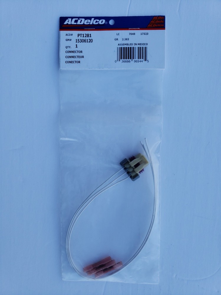 Crank Position Sensor Connector PT1281 ACDelco GM OEM