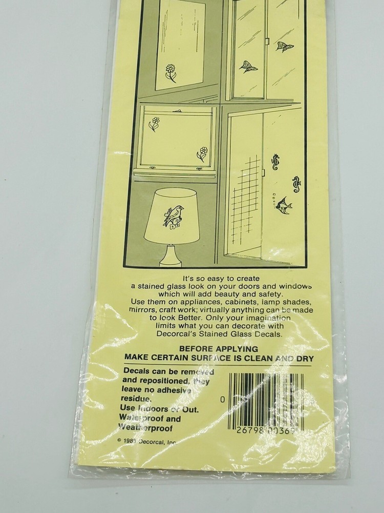 Vintage 1986 Instant Duck Decals.