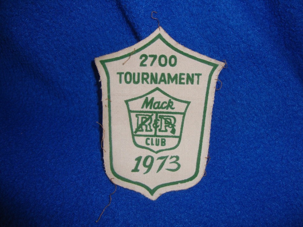 Vintage 1973 Mac Club Tournament Patch