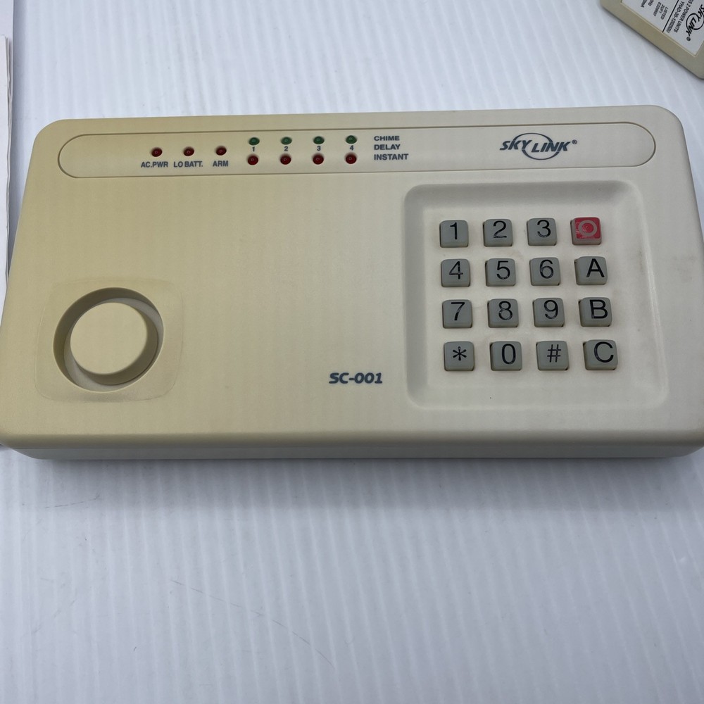 SKYLINK Wireless Alarm System Model SC-001 Panel Used
