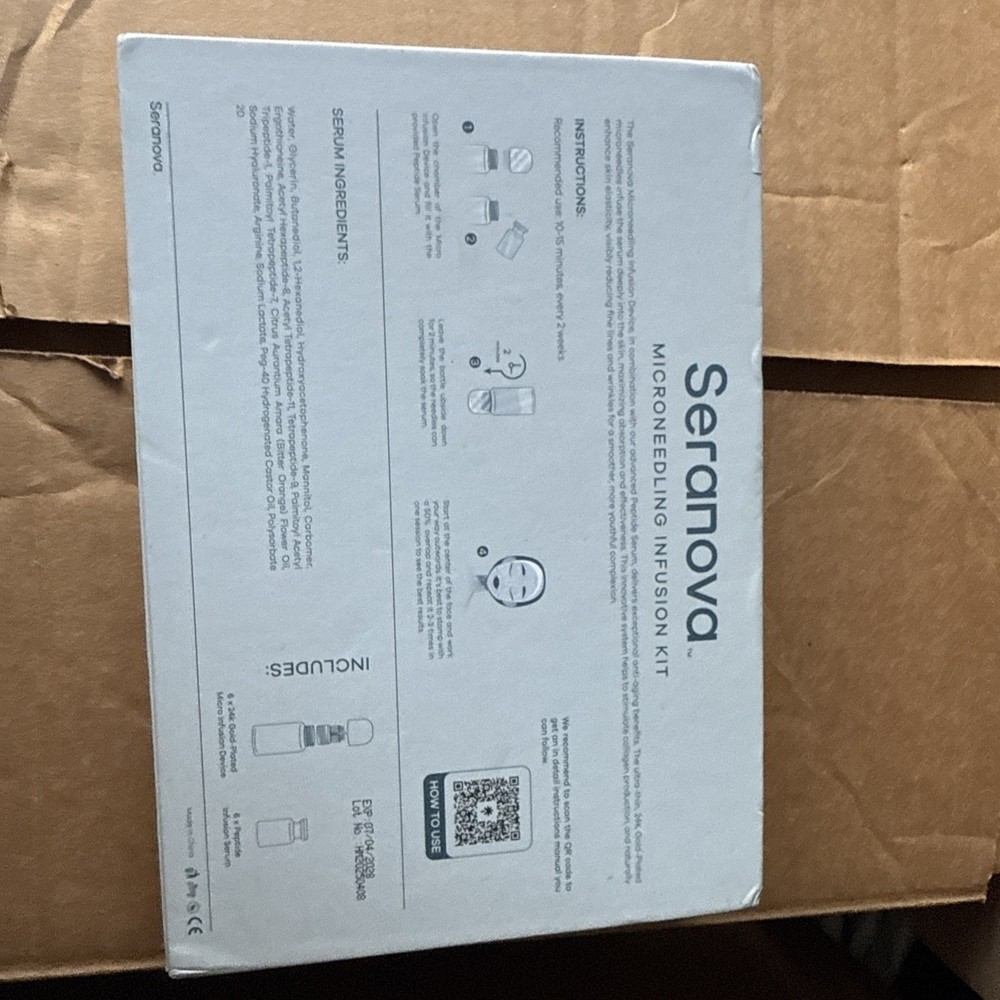 Seranova Microneedling Infusion Kit Anti Aging Solution 3 Month 2028