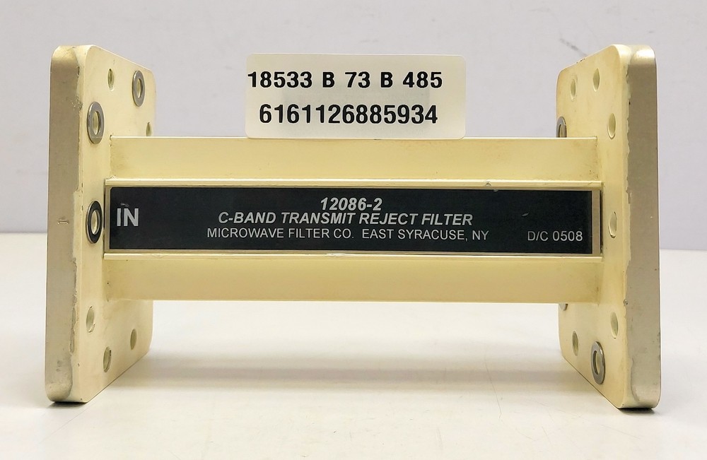 Microwave Filter Co. Transmit Reject Filter C-Band 12086-2