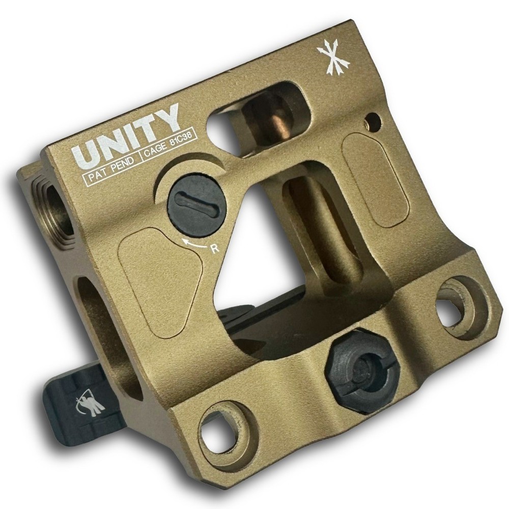 Unity FAST Micro Riser Mount - QUICK DETACH - High Quality - Built In BUIS