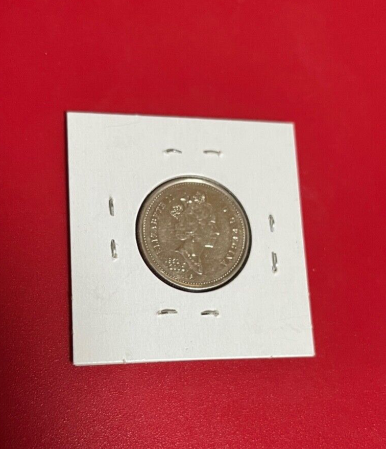 2002 P 25 CENTS CANADA COIN - NICE WORLD COIN !!!