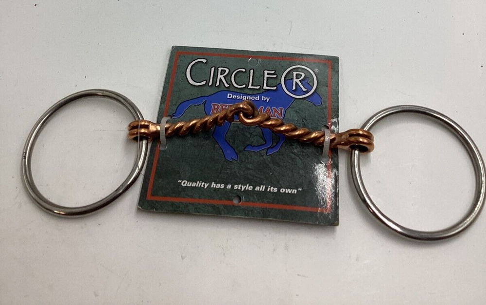 Reinsman CR115 Circle R All Around Light Ring Snaffle Bit