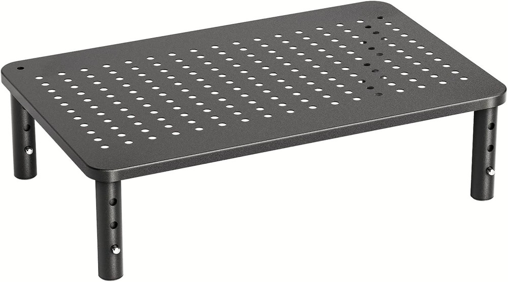 Efficient Desktop Organizer with Anti-Slip Base - Adjustable Height for Comfort