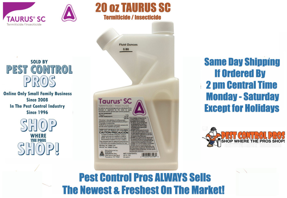 20 oz Taurus SC Insecticide Termite Ant Flea Insect Control ~ Same Day Ship Out!