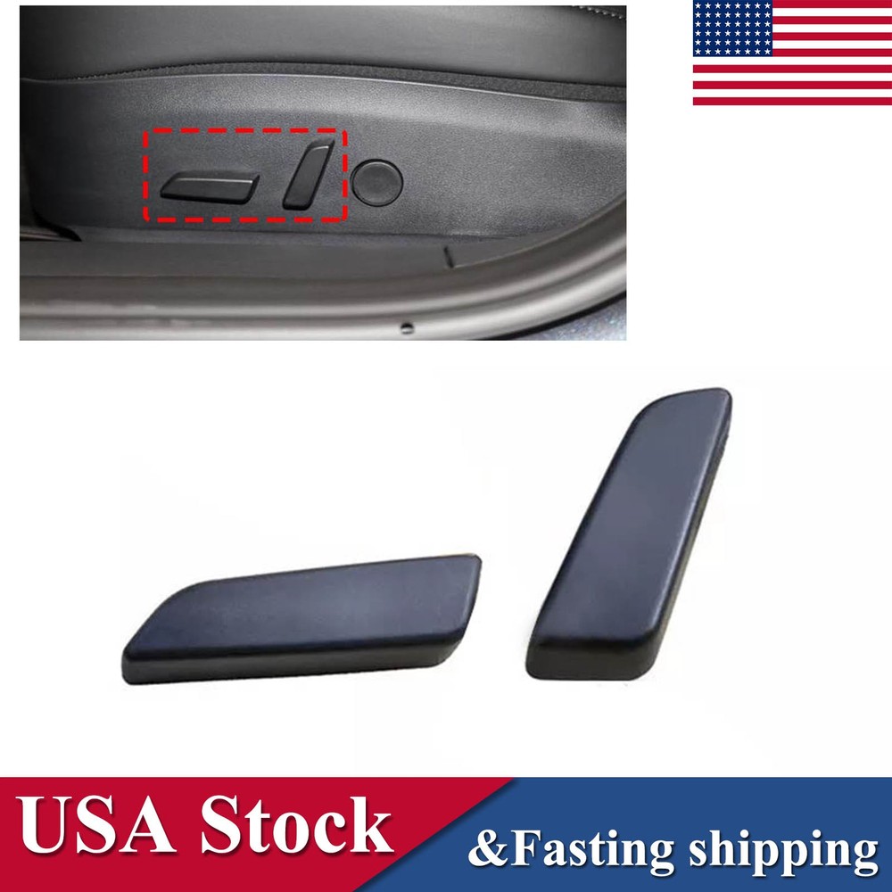 For 2017-2020 Tesla Model 3 Seat Adjust Switch Button Cover 2X Driver Left Side