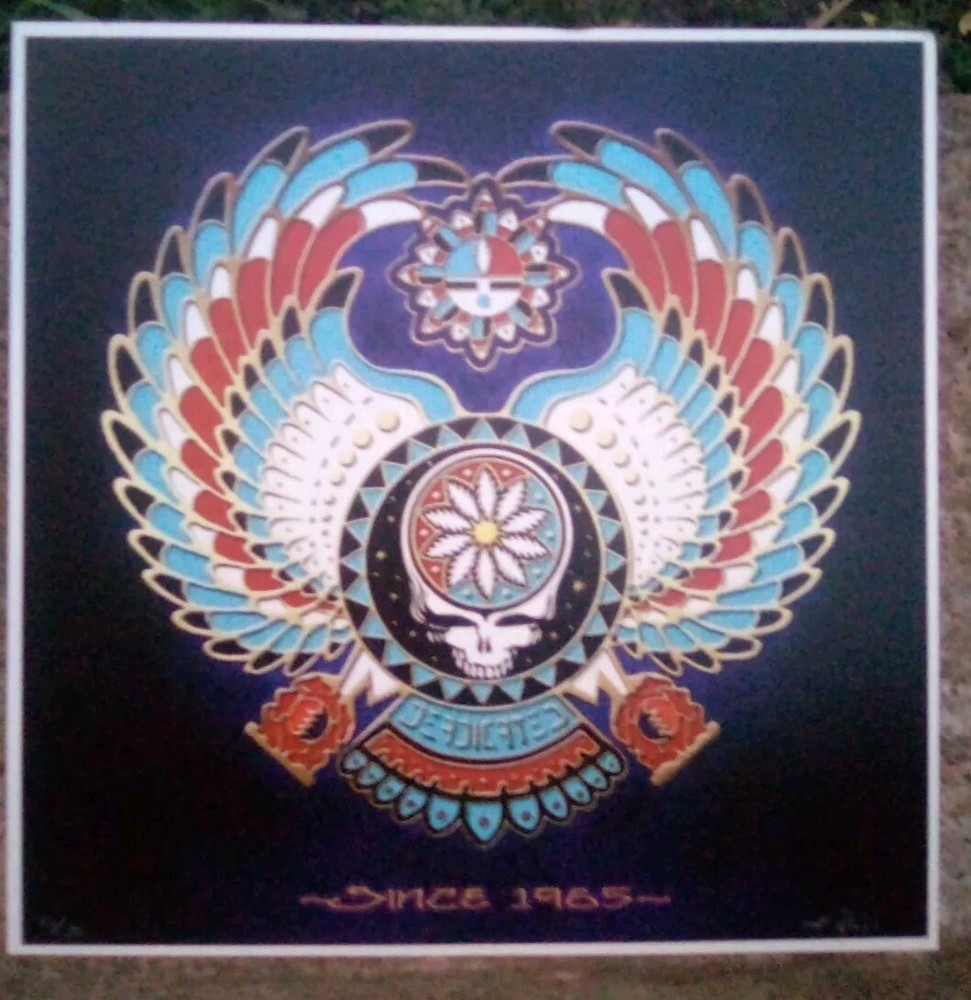 Grateful Dead & CO Furthur DEADICATED LP Size Signed #'d Rizzi Walton