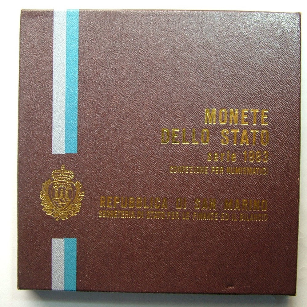 Set 1983 San Marino Box Genuine