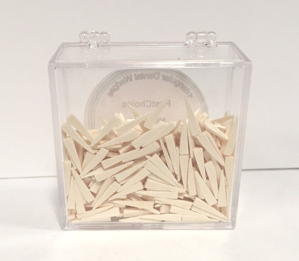 Triangular Wood Dental Wedges Small 500 Pack First Choice -