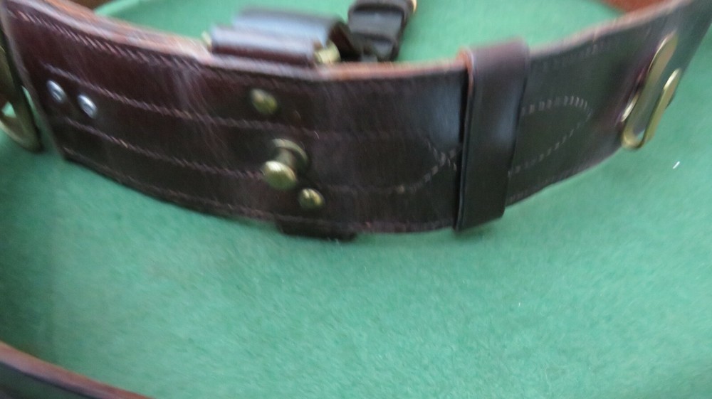 BRITISH ARMY SAM BROWNE BELT SIZE 2 WITH SHOULDER STRAP