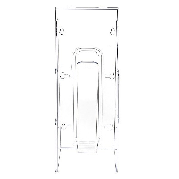 Deflecto 55601Gr Leaflet Holder, 1 Compartment, Clear