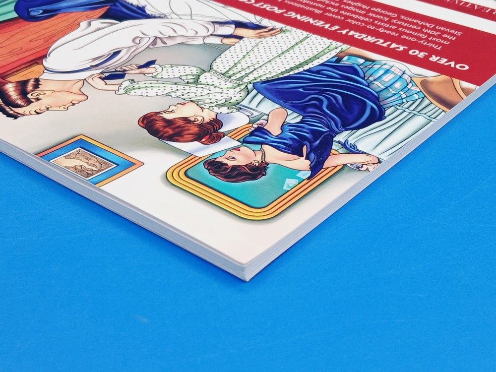Creative Haven: Saturday Evening Post American Coloring-Softcover..