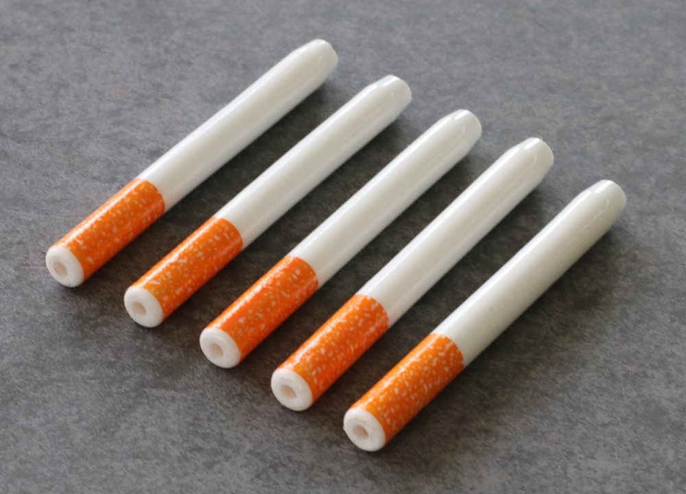 5 x 3" Ceramic One Hitter Bat- One Hitter Pipe- Ceramic Clean Smoking Pipe