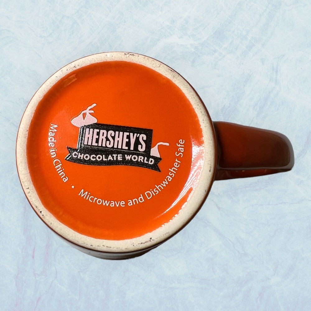 New Reese's Peanut Butter Cup Orange Ceramic Coffee Mug