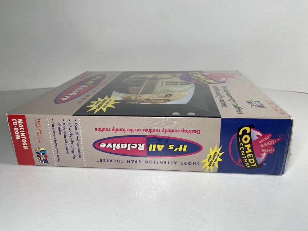 Comedy Central It's All Relative CD-Rom Short Attention Span Theater MPC Sealed