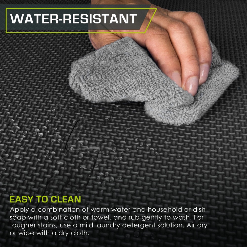Weaved Pattern Extra Thick Exercise Puzzle Mat ¾-inch, EVA Foam Interlocking ...