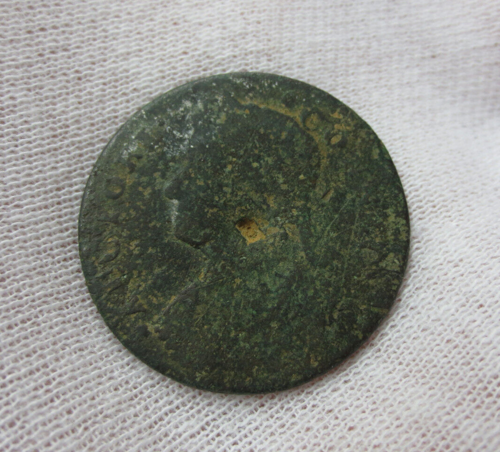 Original 1780s Bust Facing Left Connecticut Copper Colonial (Corrosion) (5)