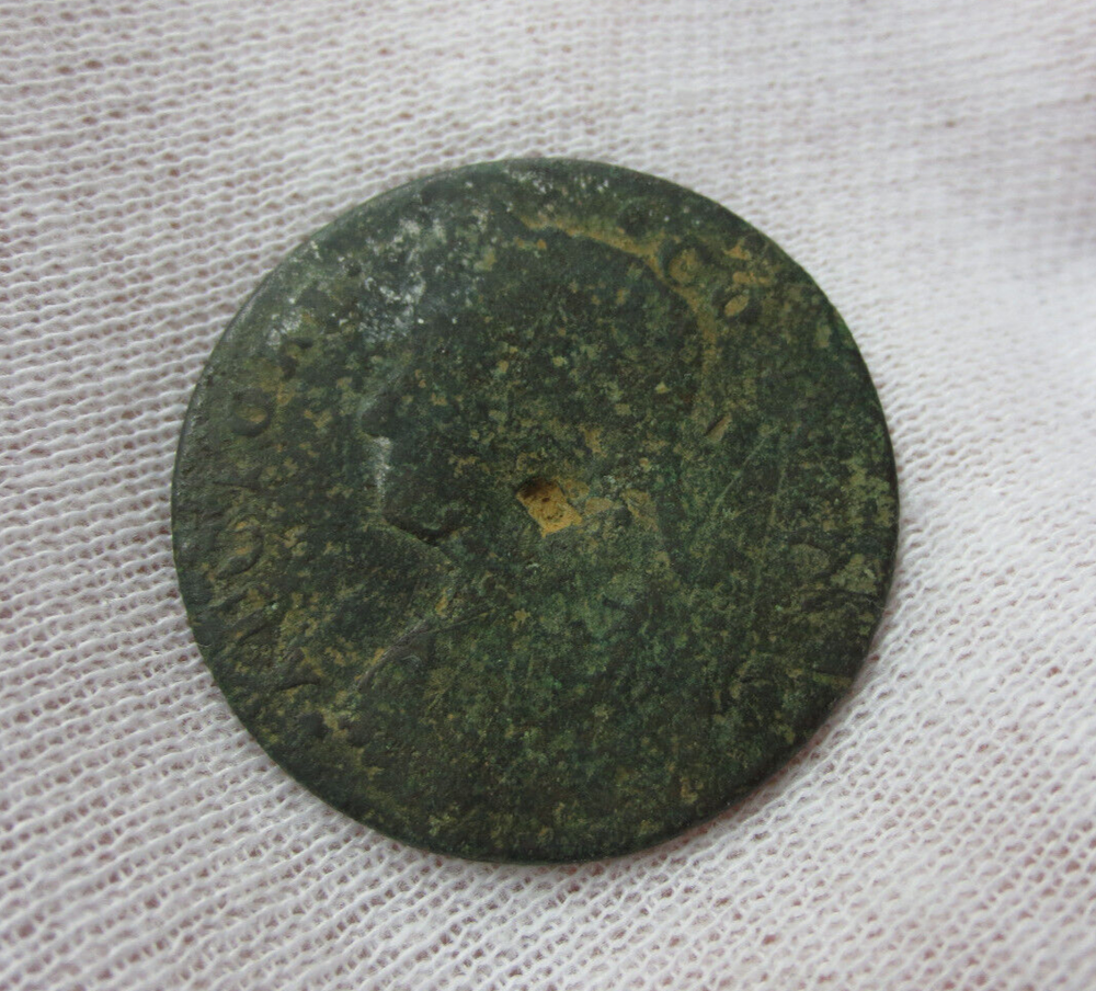 Original 1780s Bust Facing Left Connecticut Copper Colonial (Corrosion) (5)
