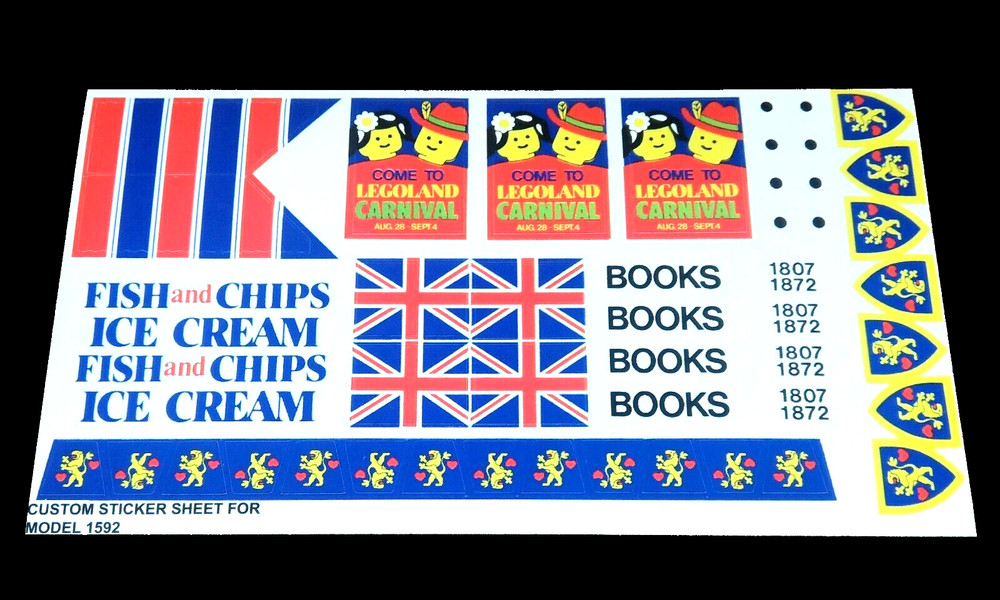 Custom Decal for 1592 Replacement Sticker 1592