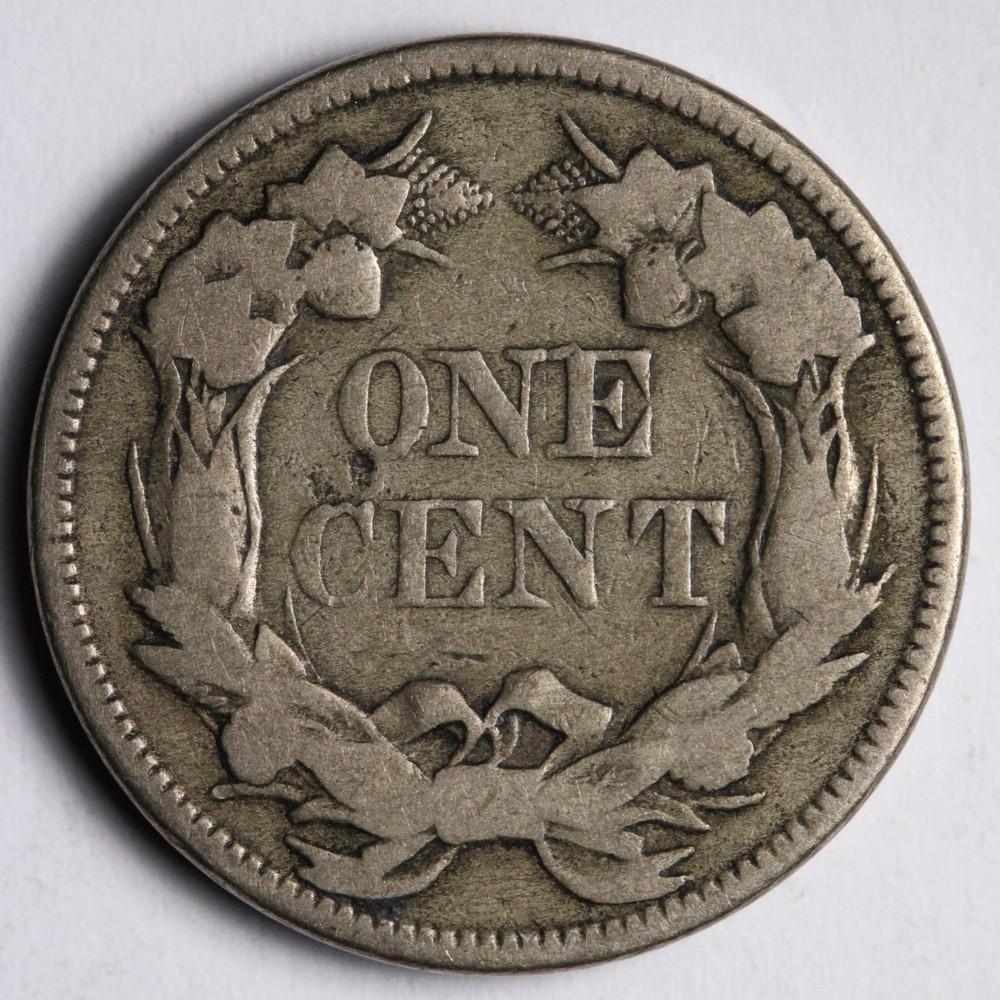 1857 Flying Eagle Cent Penny VF E100 UWEC