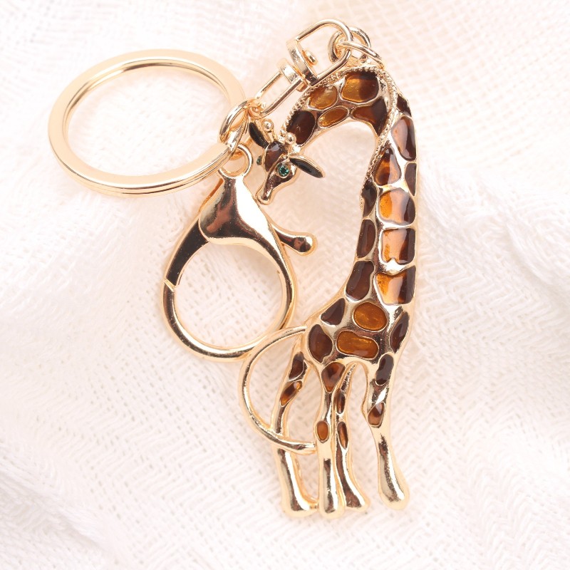 Giraffe Keychain: Charming Decor Accessory, Gentle Gift