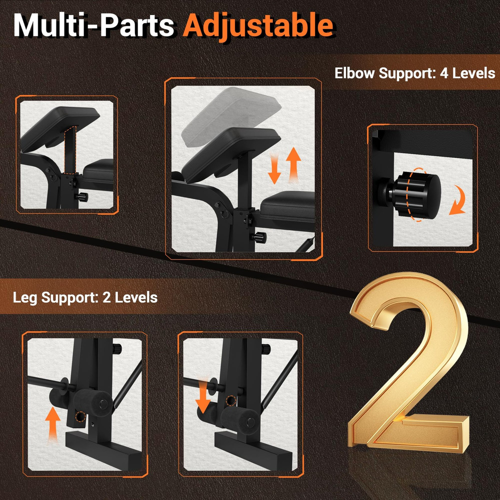 Versatile All in One Adjustable Foldable Workout Bench for Home Gym