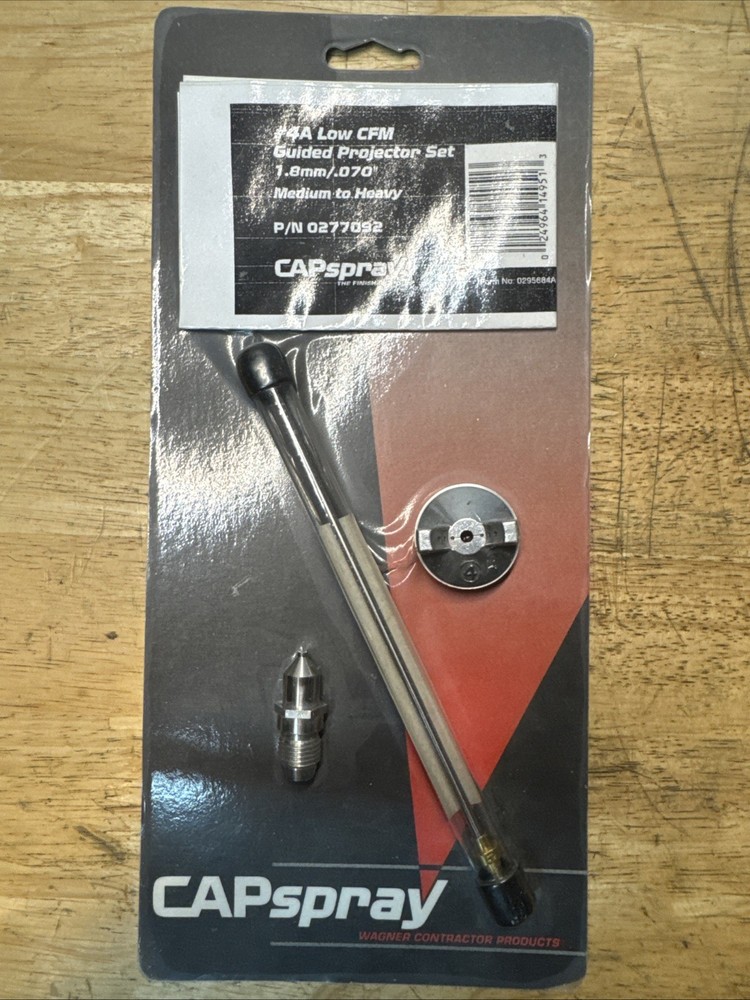 CapSpray 0277092 #4A Guided Projector Set 1.8mm/.070” Medium To Heavy NEW