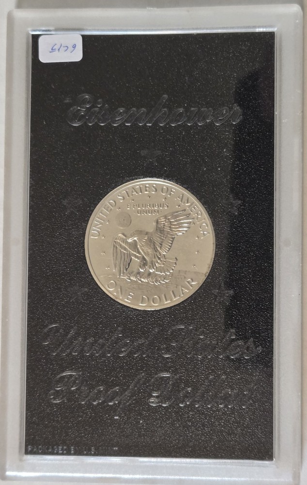 1971 S Proof Silver Eisenhower Dollar in original mint packaging