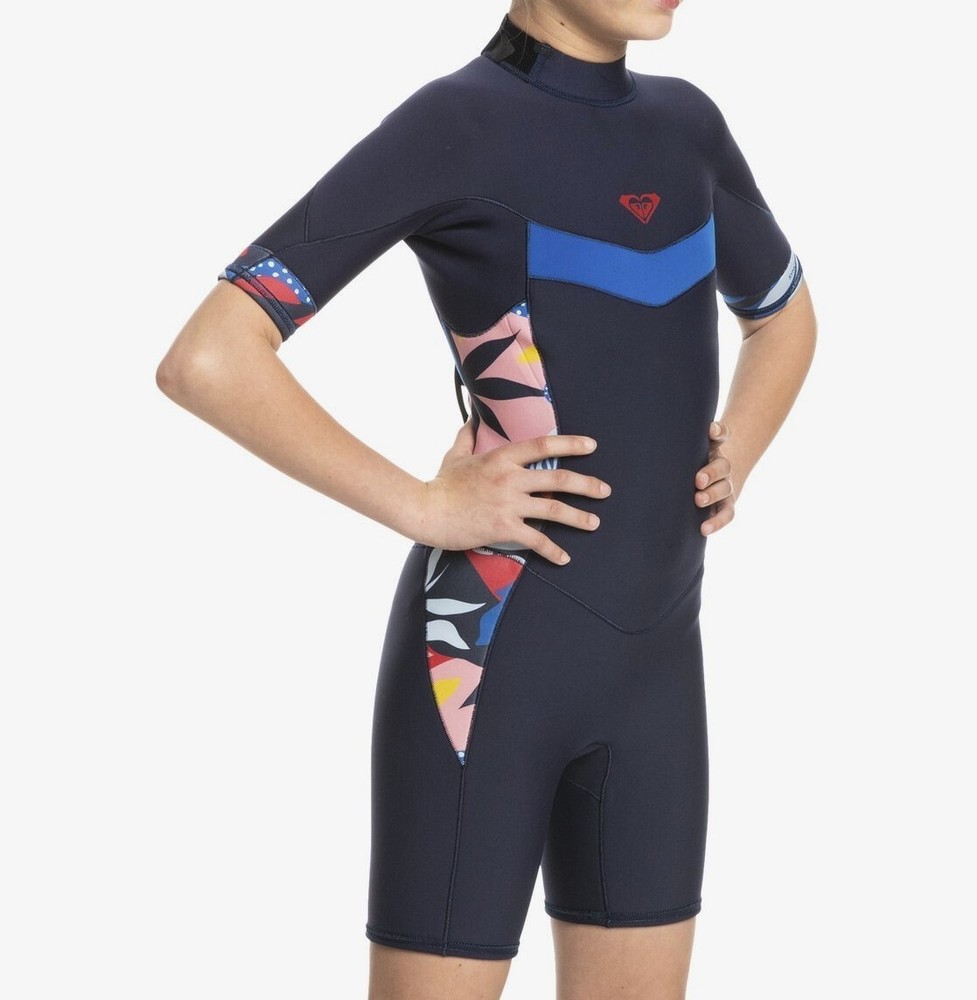 ROXY Girls' 2/2 SYNCRO BZ S/S Spring Suit - XBBB - Size 12G - NWT