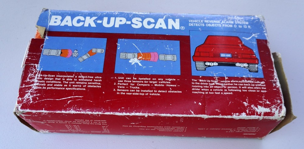 Early -Vehicle Back Up Warning Device May be *Prototype