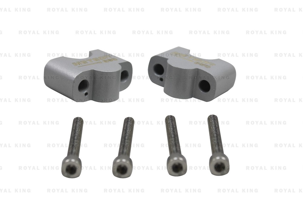 Silver "Handle Bar Riser" Fit For Royal Enfield Super Meteor 650