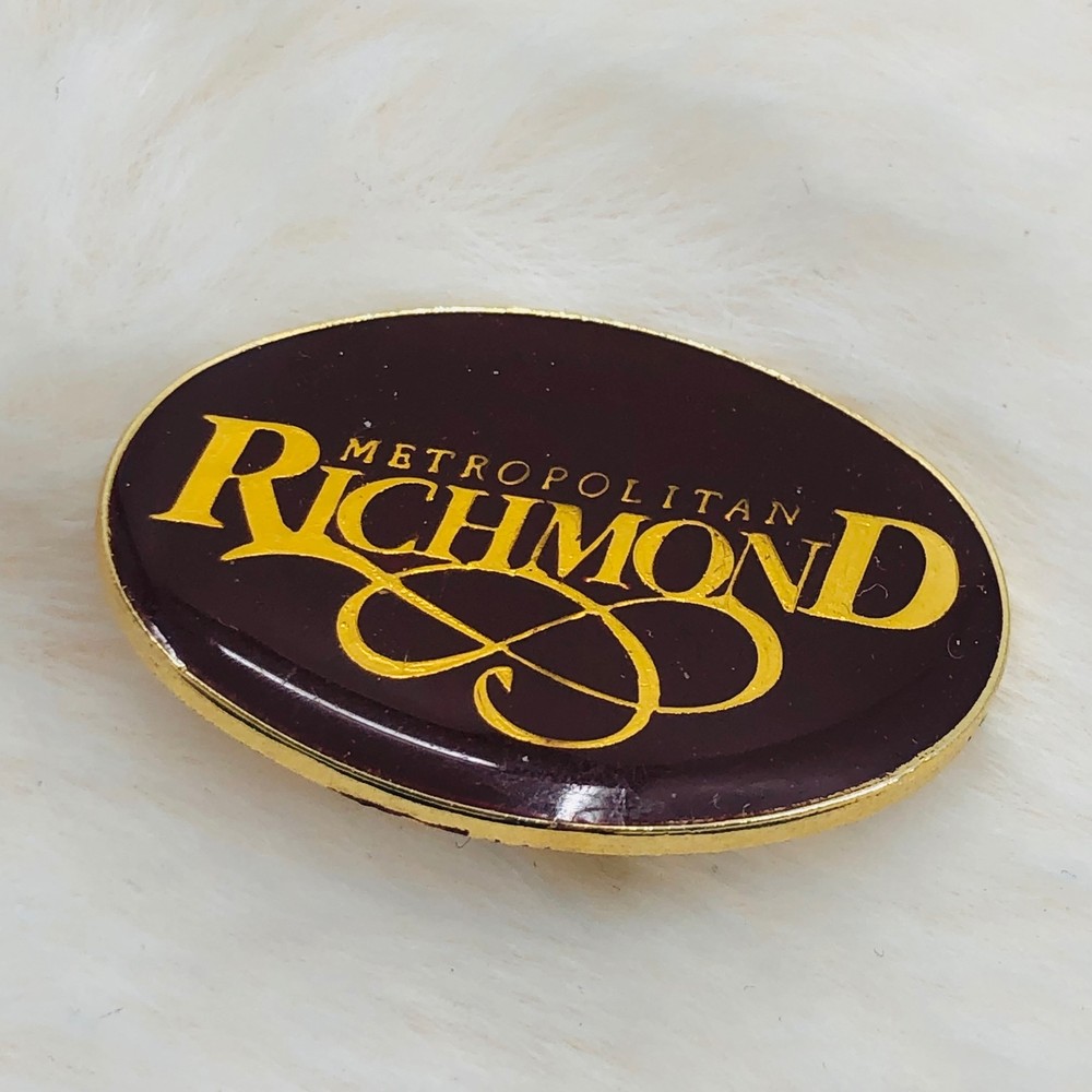 Metropolitan Richmond VA Souvenir Enamel Lapel Pin