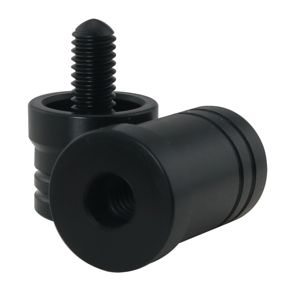 5/16 x 18 Black Stick Joint Protector Pool Joint Thread Cap Black Pool Cue Jo...