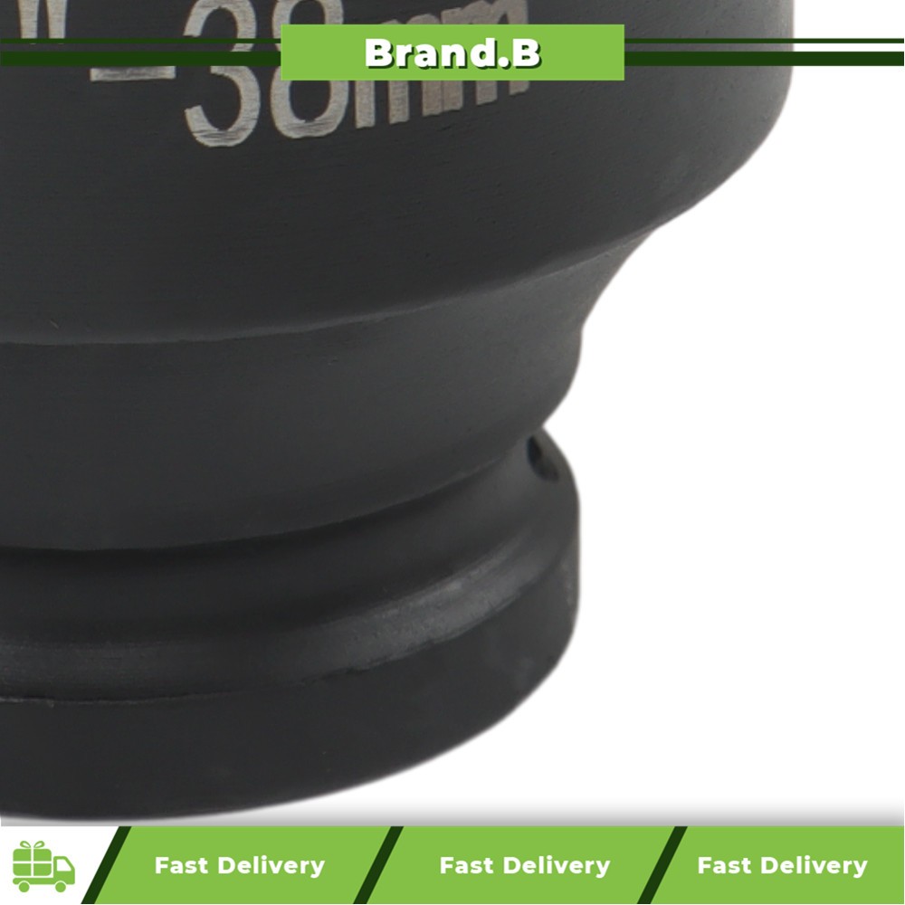 9PCS Deep Impact Socket Tool Kit 1/2" Drive Metric Axle Hub Nut Socket 29-38mm