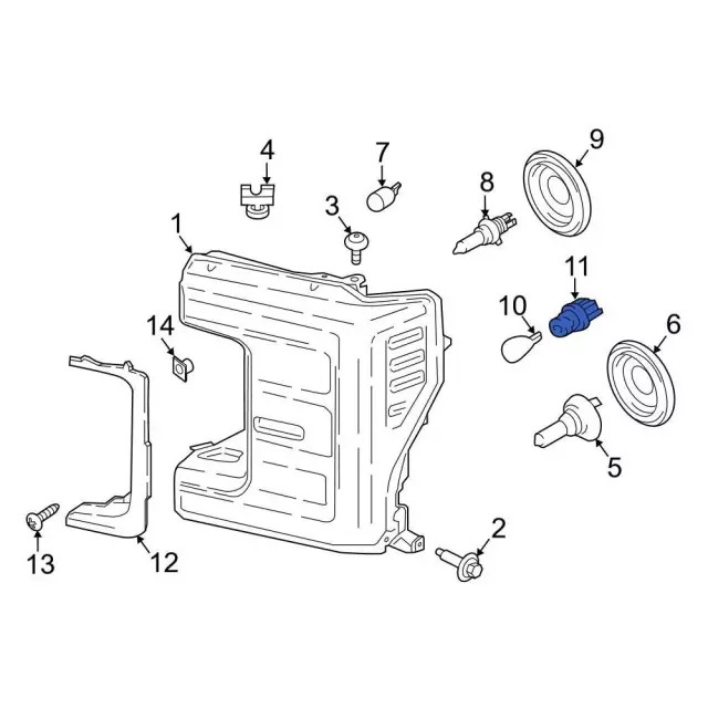Genuine Ford Socket JL3Z-13411-A