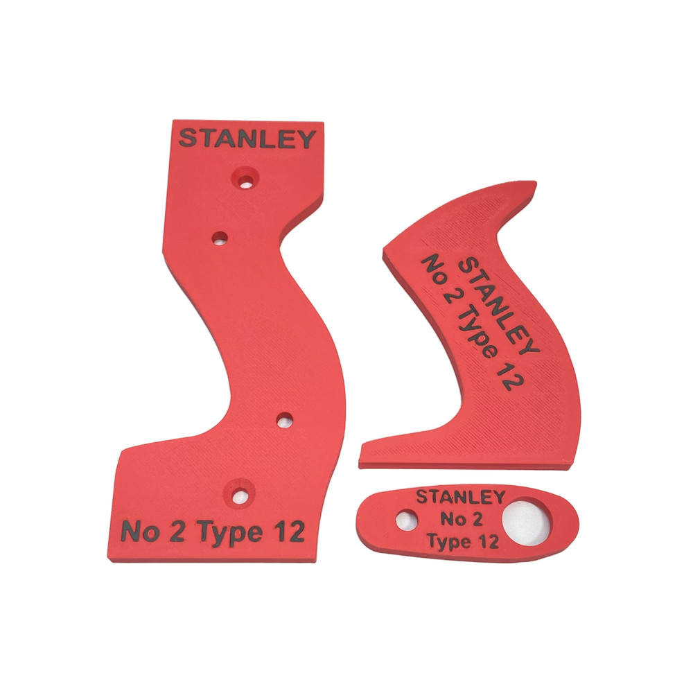 Stanley No 2 Type 12 3-Piece Hand Plane Tote Template Set