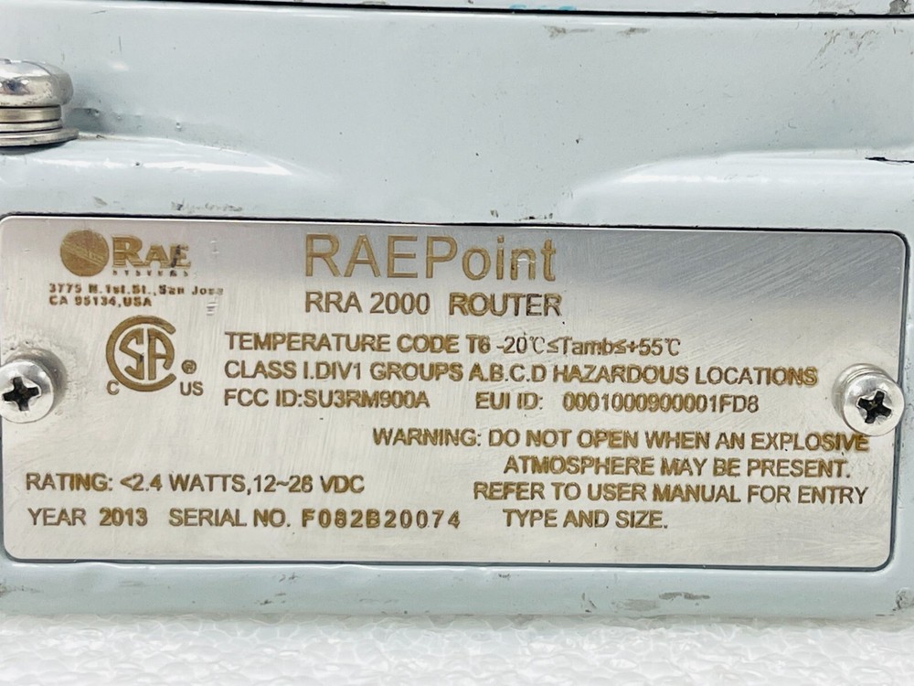 USED -RAE RaePoint Fixed Head Wireless Infrastructure Router, RRA 2000 ROUTER
