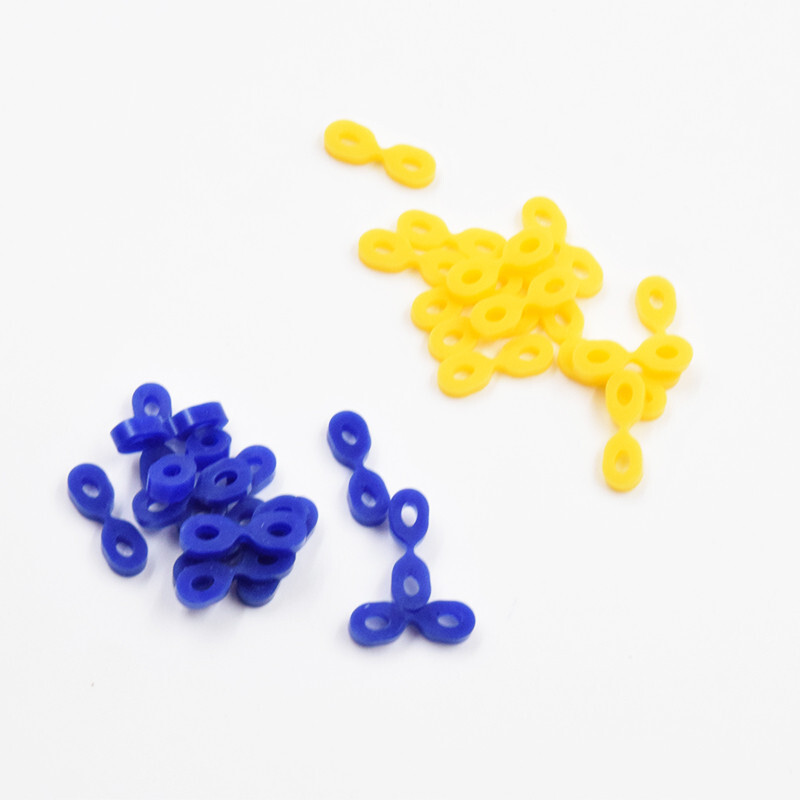 40 Pcs Dental Wedges Elastic Matrix Matrices Rubber Interdental Material 8 Shape