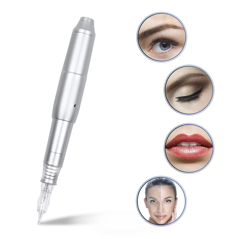 Permanent Makeup Machine - BIOAMSER Permanent Makeup Tattoo Machine Kit with Pen