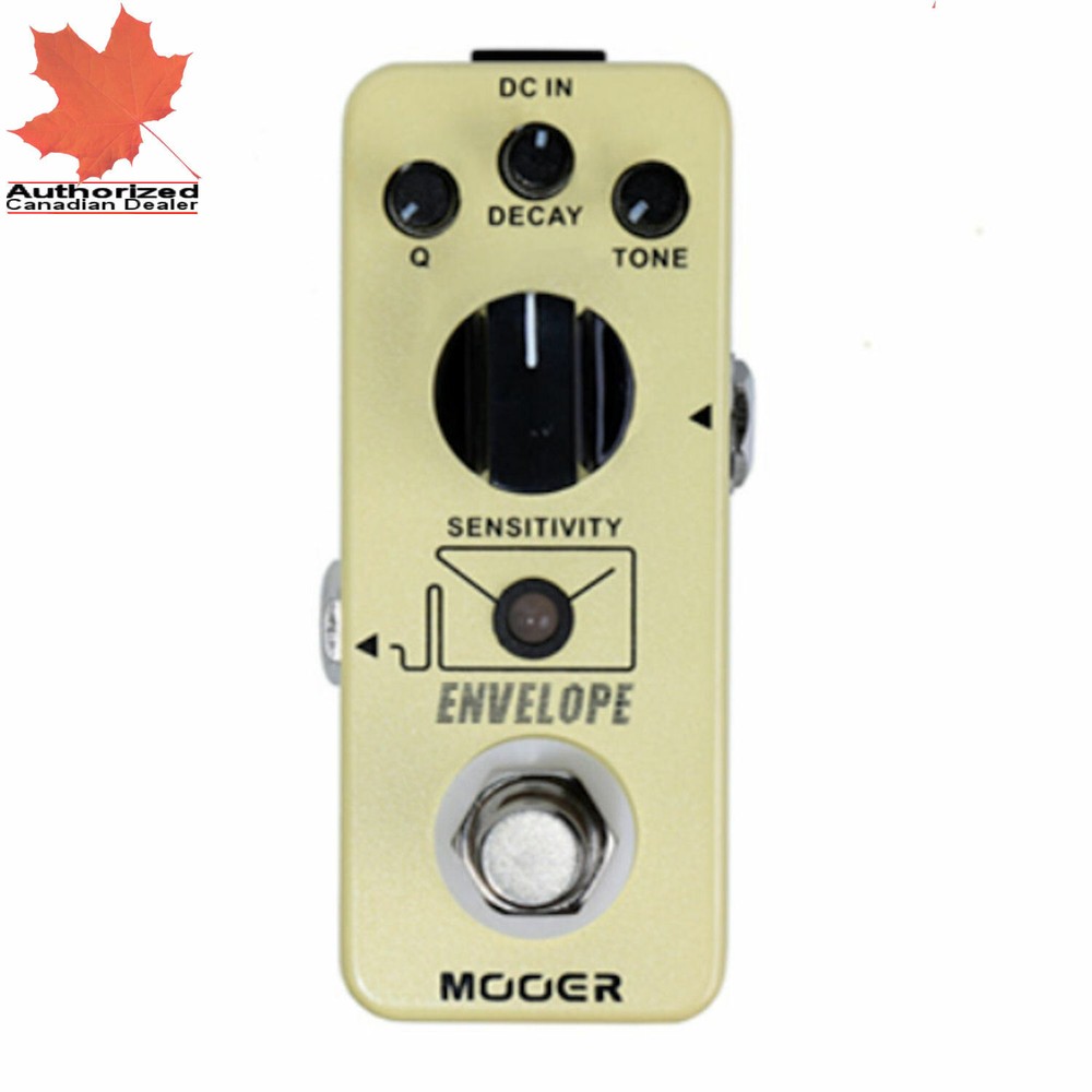 Mooer Envelope Analog Filter Auto Wah Guitar Effect Pedal Q DECAY TONE Control