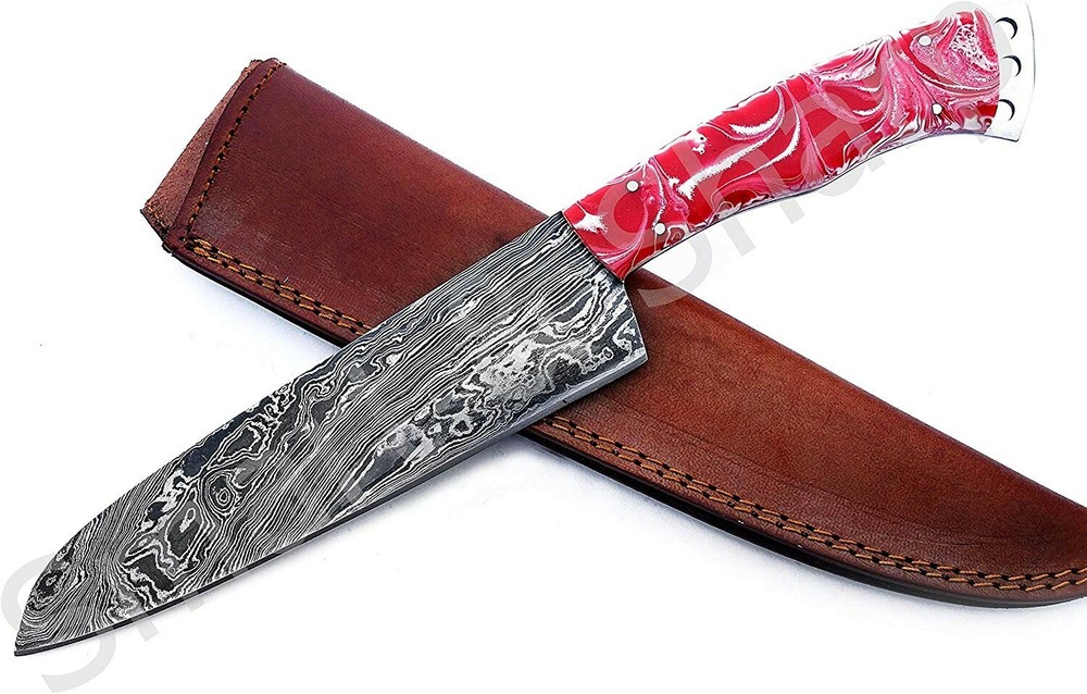Custom Handmade Damascus Chef Knife/Kitchen Knife SS-17145