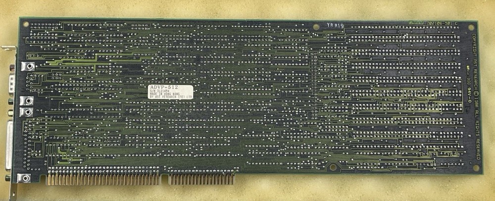 Vintage AST Advantage 16 bit ISA memory adapter board ST931