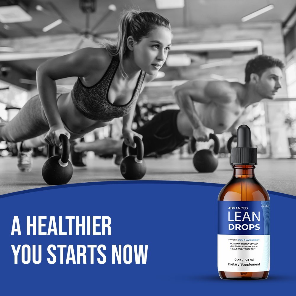 Lean Drops Liquid Supplement, All Natural Max Strength, LeanDrops (1 Pack)