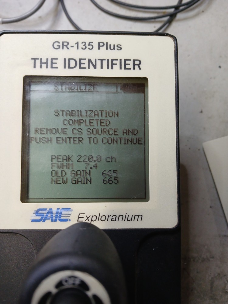 SAIC/Exploranium GR-135Plus Spectrometer Refurbished 1 Year Warranty