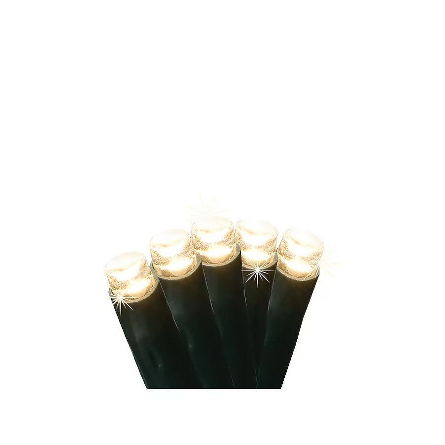 GE Random Sparkle 150 Count 43.4-ft Sparkling Clear LED Plug-In Christmas String