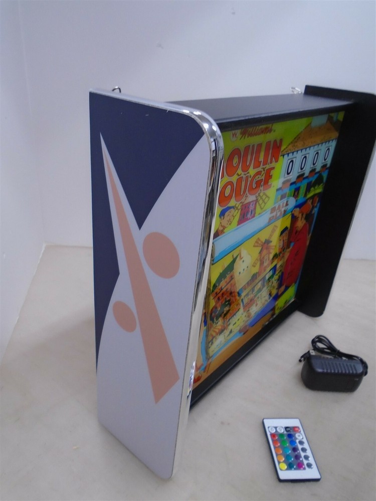 Williams Moulin Rouge Pinball Head LED Display light box